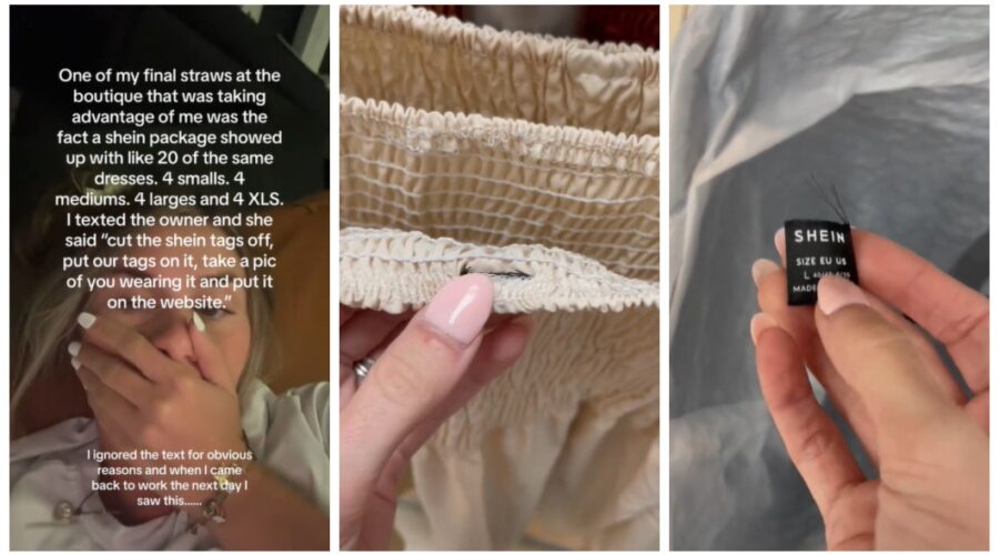 Funcionária expõe butique por vender roupas da Shein sem etiqueta: ‘Isso é uma loucura’