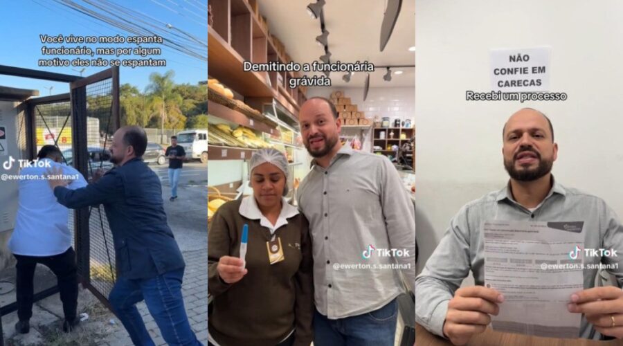 Dono de padaria faz sucesso no TikTok com personagem de ‘patrão malvado’