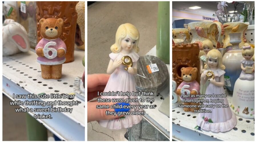 Cliente se emociona com bibelôs descobertos em brechó e viraliza