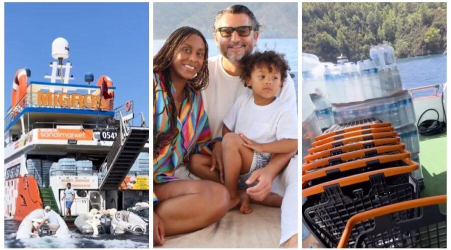 Viajante descobre supermercado flutuante no Mediterrâneo e viraliza: ‘Não conseguia nem acreditar’