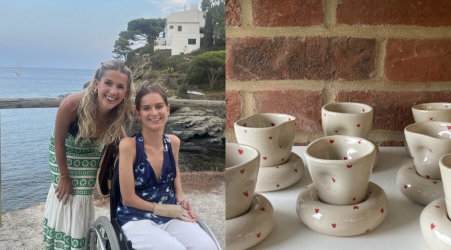 Pintora que ficou paralisada aos 13 anos fundou negócio de cerâmica que tem 250 mil seguidores