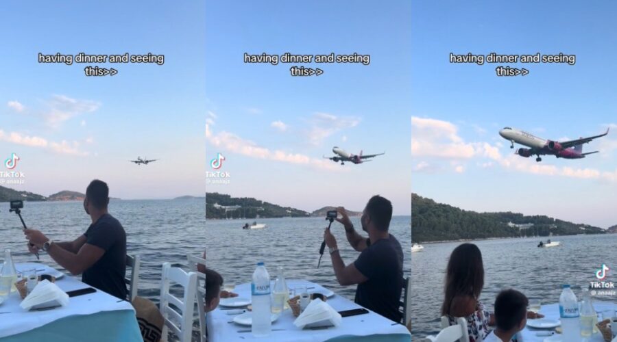 Vista de restaurante em ilha grega viraliza no TikTok: ‘Jantando e vendo isso’