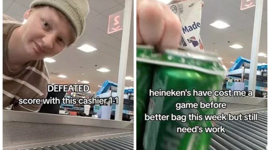 Jovem viraliza ao disputar velocidade de empacotamento com funcionários de supermercado