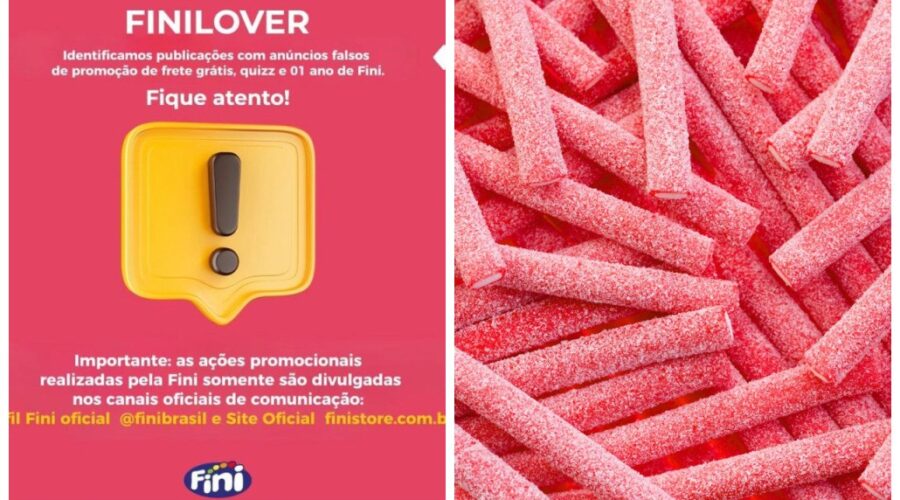 Quiz Fini que promete 1 ano de produtos grátis é golpe; entenda