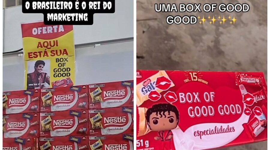 Empresa viraliza após reproduzir meme ‘box of good good’ em caixa de bombom