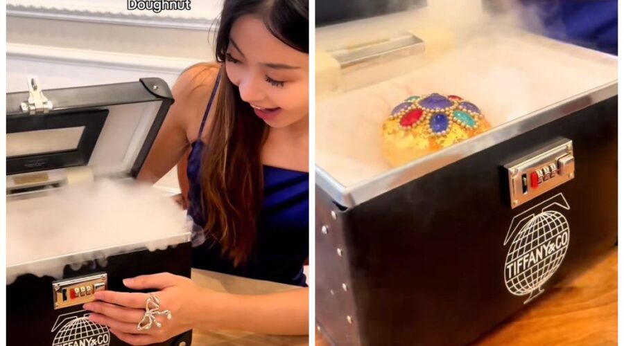 Padaria lança donut de R$ 1,7 mil banhado a ouro, decorado com joias comestíveis e diamantes
