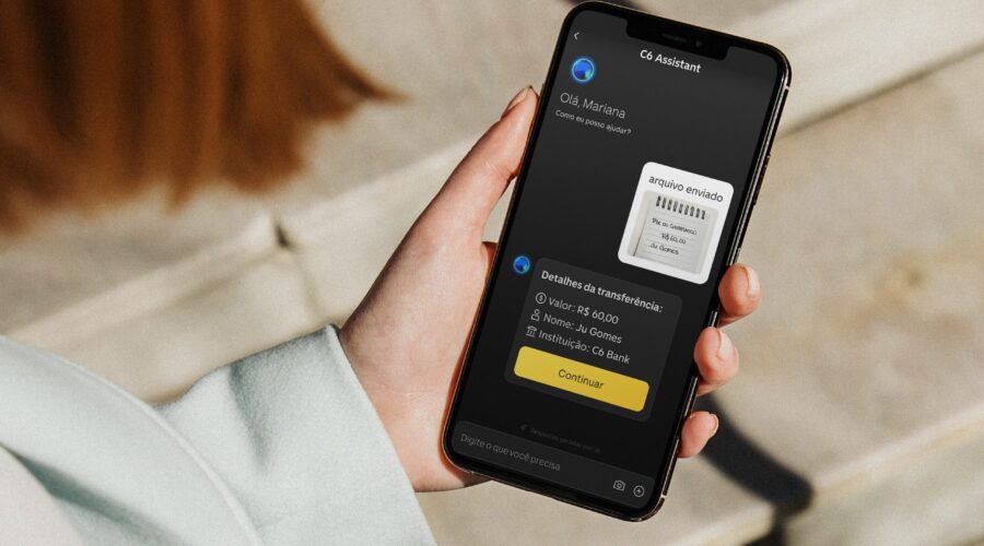 C6 Bank lança aplicação de inteligência artificial generativa para transferências financeiras