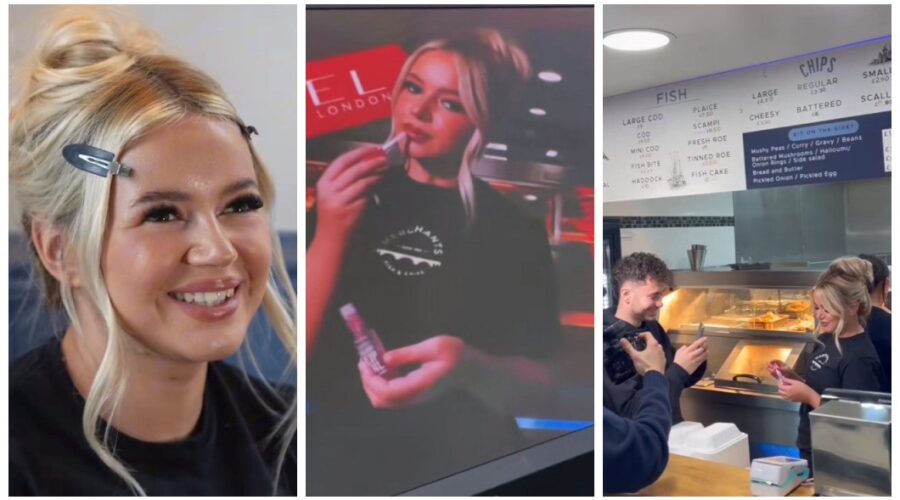 Atendente ‘desinteressada’ de loja de batatas fritas fecha parceria com marca de maquiagem