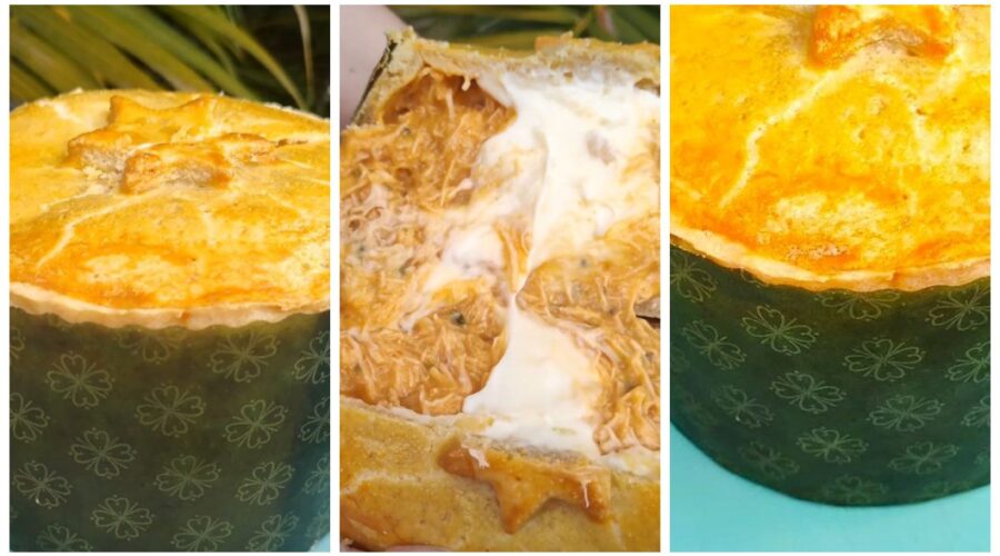 Empatone: Confeitaria paulista viraliza com venda de empada em formato de panetone