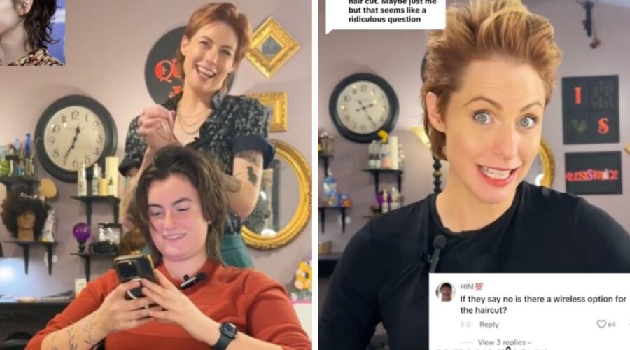 Ao pedir permissão antes de tocar clientes, cabeleireira viraliza e fica com a agenda lotada