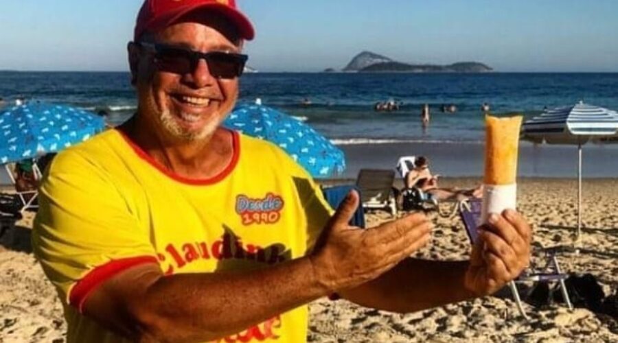 Morte de ‘Claudinho do sucolé,’ ambulante famoso nas praias de Ipanema e Leblon, comove clientes