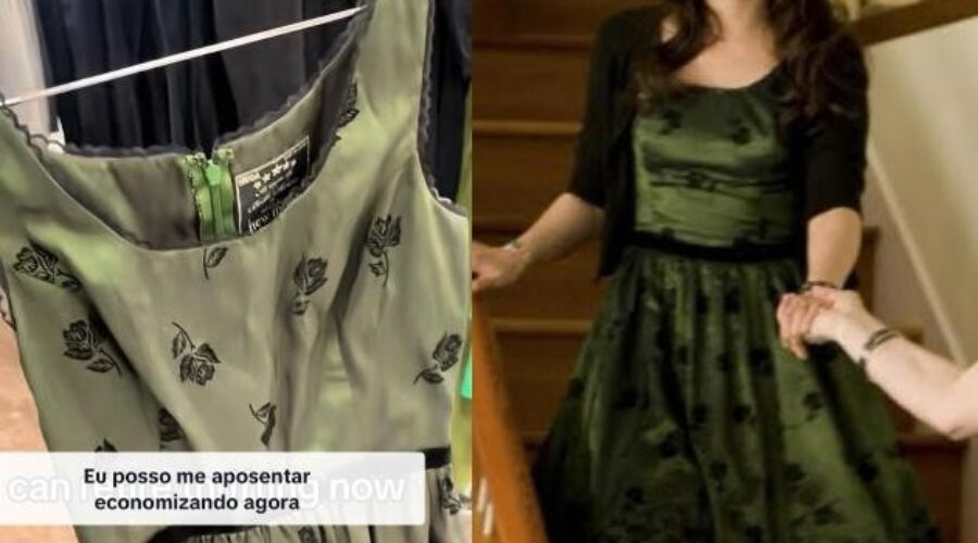 Fã da saga ‘Crepúsculo’ encontra vestido usado por Bella Swan em brechó por R$ 40 e viraliza