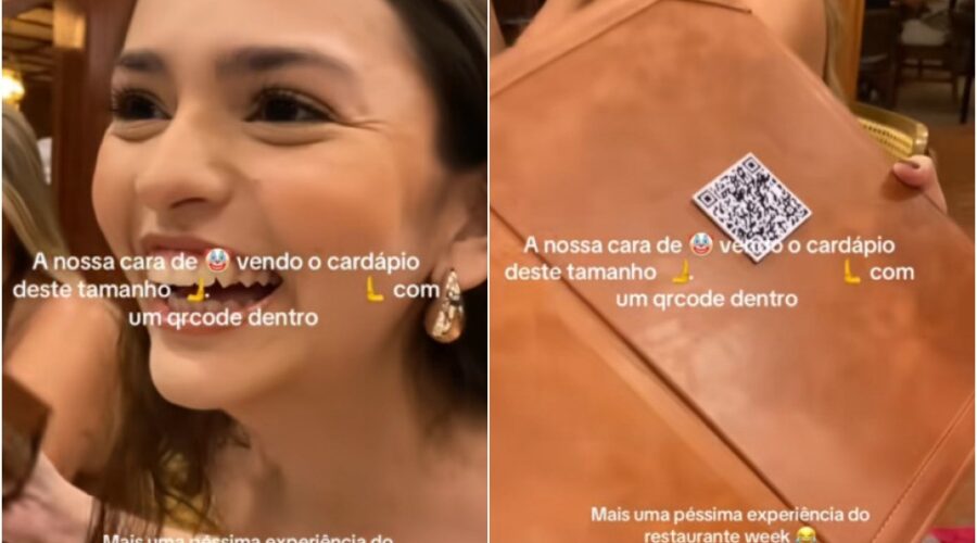 Cliente viraliza ao criticar cardápio físico com QR Code dentro e restaurante se manifesta
