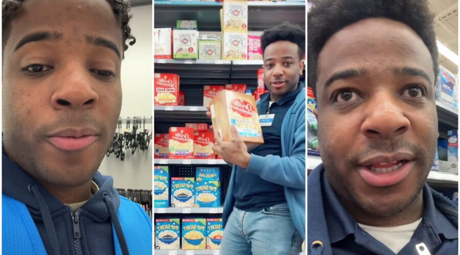 Funcionário de supermercado com deficiência visual conquista web com vídeos sobre rotina de trabalho