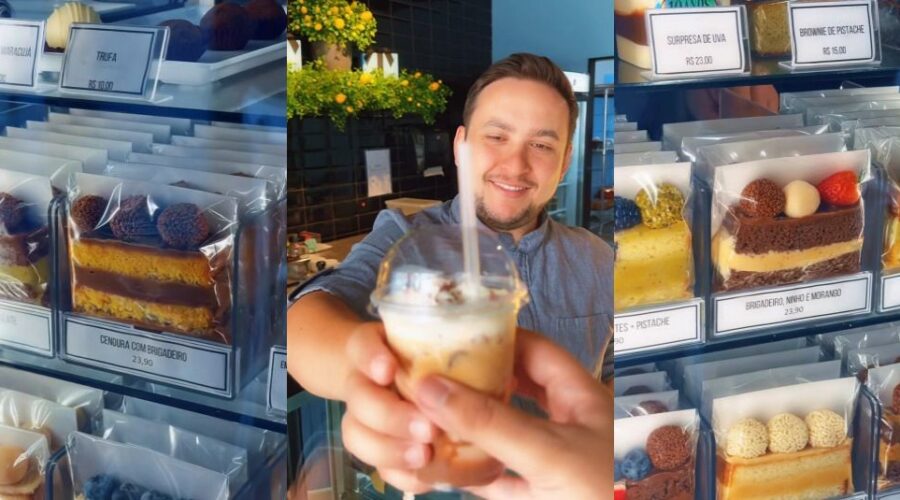Confeiteiro de Curitiba viraliza com aposta em embalagem de bolo criativa