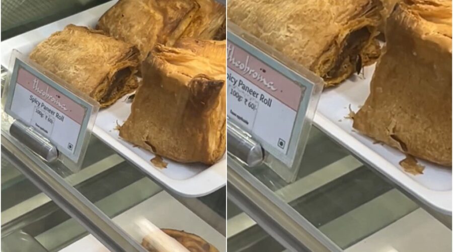 Cliente flagra barata em balcão de salgados em loja e viraliza: ‘Tomem cuidado’